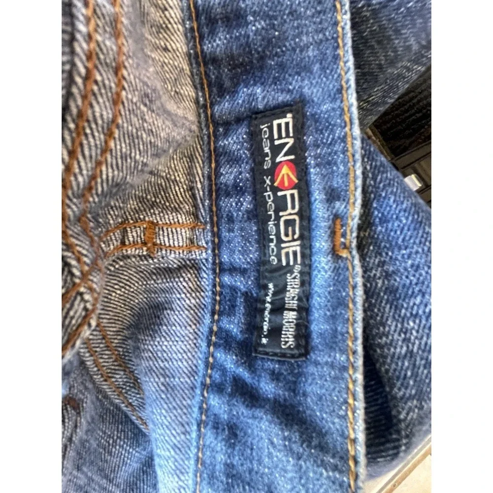 Energie‎ Men's Blue Jeans Button Fly  31x34 Straight Morris Fit EUC